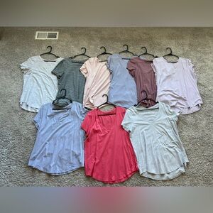 9 Lululemon Women’s Love tshirt vneck and scoop neck